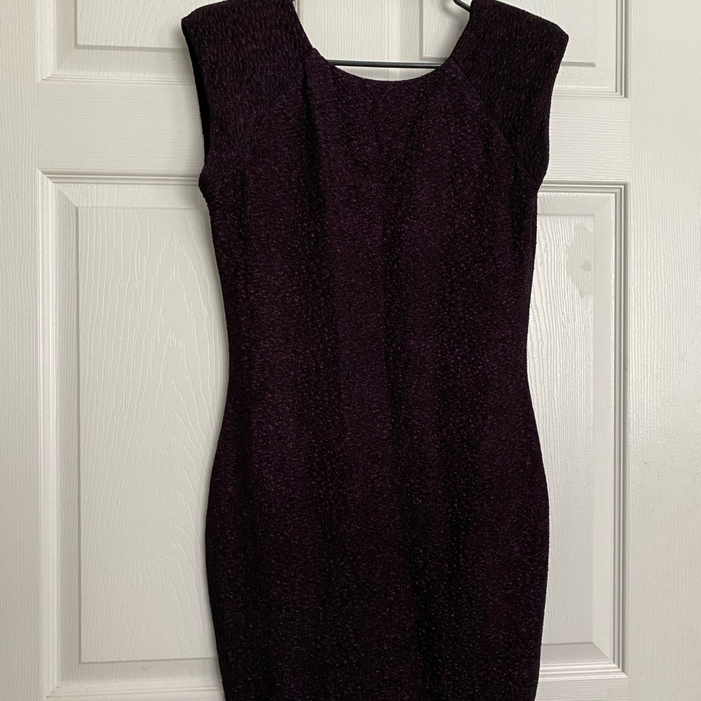 NWT purple and black dress